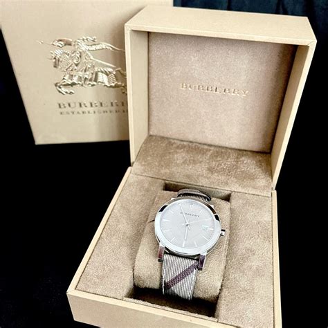 Burberry The City Smoke Check Watch 